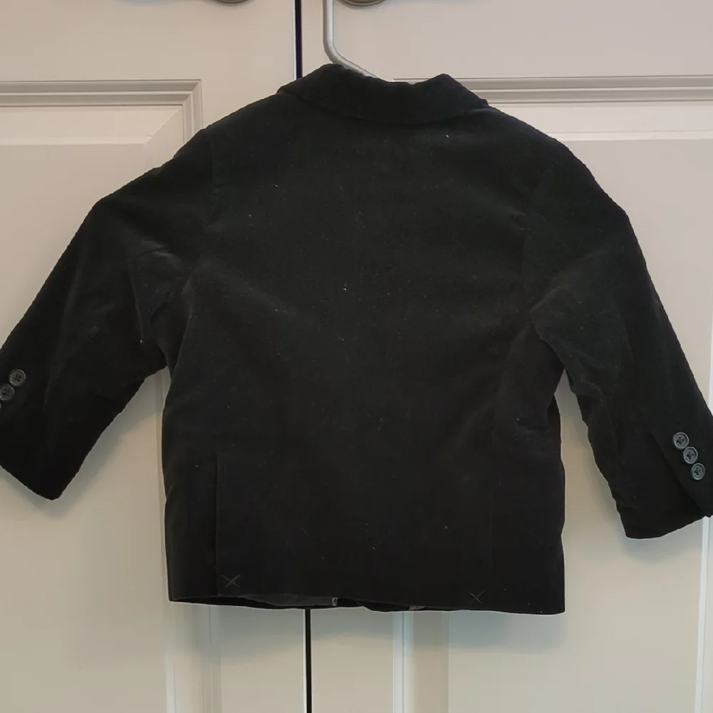 The Children's Place Classic Black Velvet Blazer for Kids
